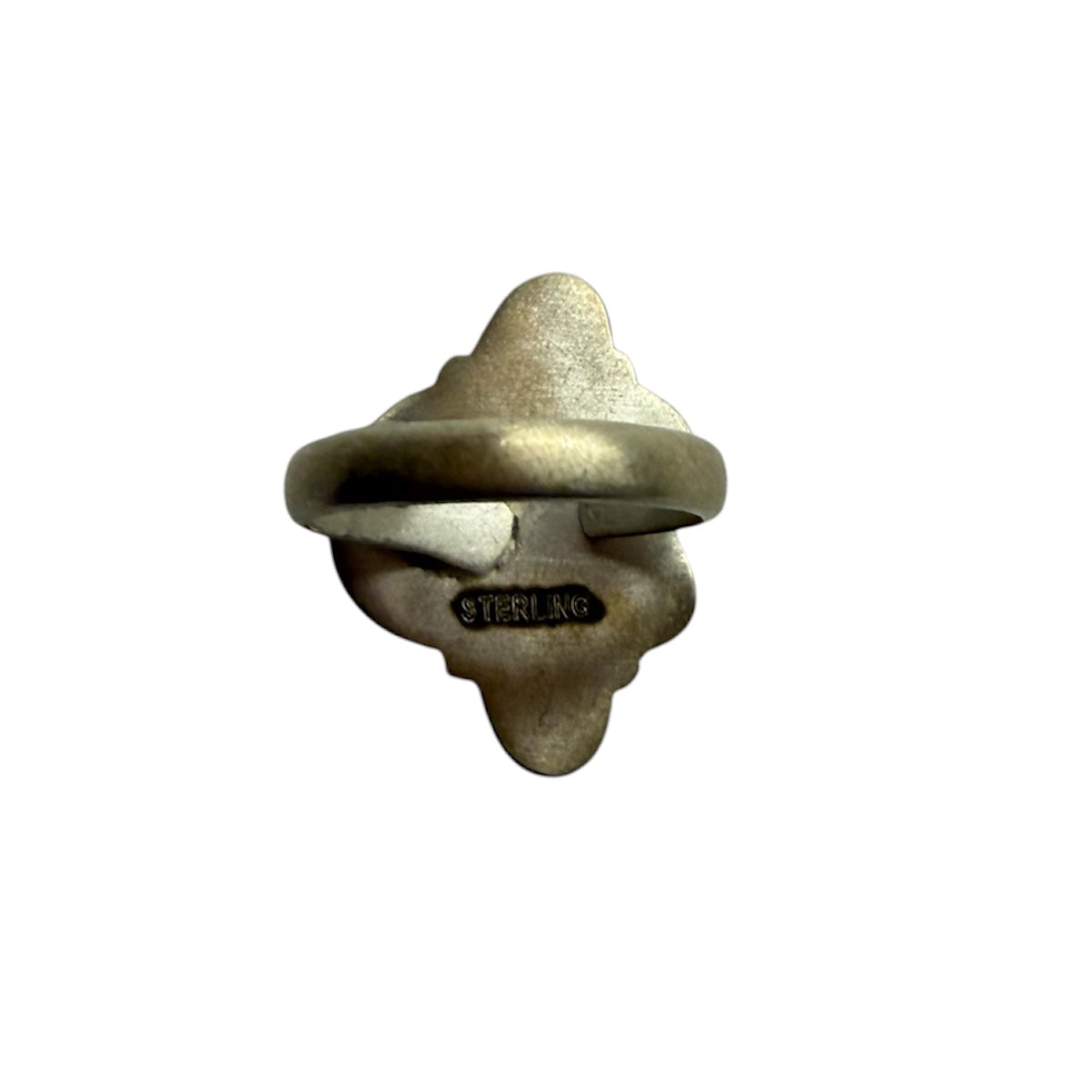 #8 Turquoise/Sonoran Gold Cluster Native Made Adjustable Ring