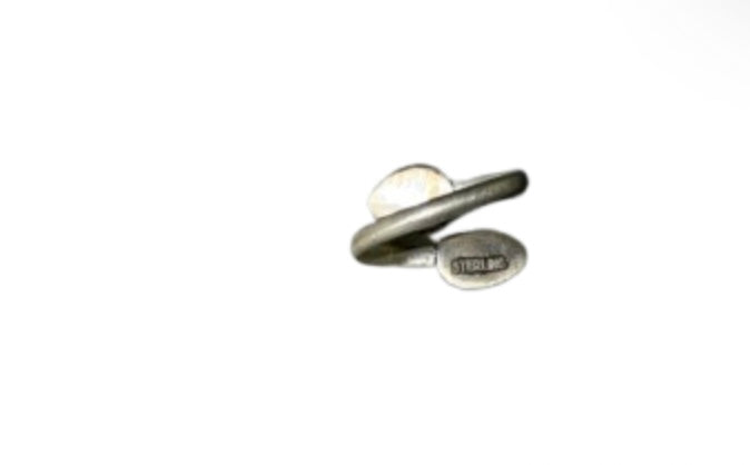 White Water Turquoise Adjustable Ring