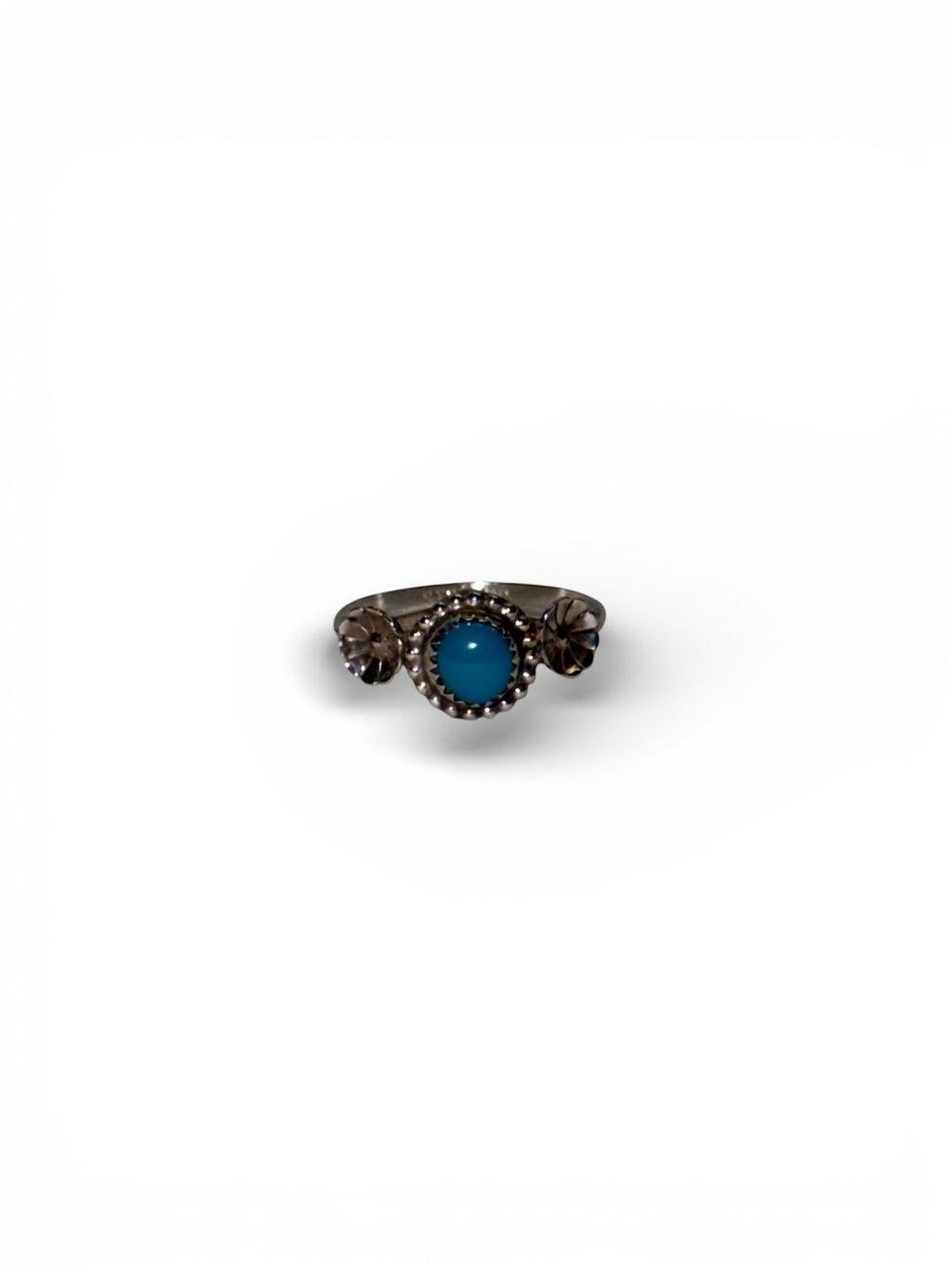 Sterling Silver Turquoise Ring Size 7.5